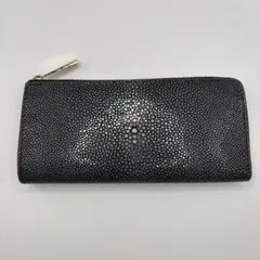 スティングレー(エイ革 )グレー 長財布【新品】願いが叶うお札付き 