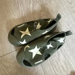 CONVERSE 星柄サンダル オリーブグリーン