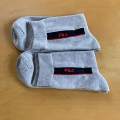 【FILA 】ソックス グレー 2足セット