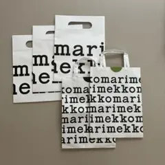 ⭐️キープ マリメッコ ショップ袋 3枚セット marimekko袋 - メルカリ