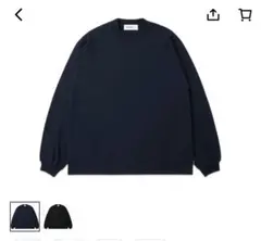 high-gauge cotton long sleeve tee