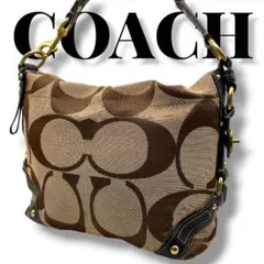 COACH コーチ ワンショルダーバッグ Y2K シグネチャー キャンバス