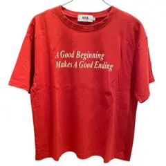 AZUL BY MOUSSY ロゴプリントTシャツ レッドのサムネイル