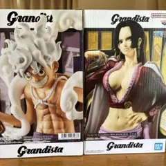 ワンピースDXF GRANDLINE ニカ ルフィ ボア・ハンコック フィギュア