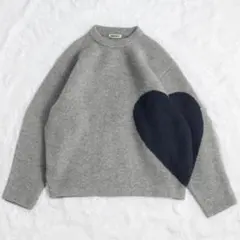 美品 NKNIT ♡pattern KNIT ハート パターン ニットのサムネイル