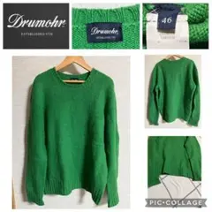 Drumohr フェルトニット クルーネック　グリーン サイズ46（M）のサムネイル