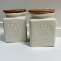 SUGAR SALT セラミック キャニスターセット