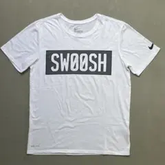 NIKE Tシャツ SWOOSHロゴ ホワイト メンズMのサムネイル