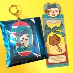 ビーチサンダルキーホルダー ブックマーク ハチワレ