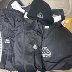 福袋Kappa ブラックジャージセット ビーニー付き