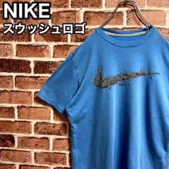 【希少】ナイキ ビッグスウッシュロゴ ハリガネ 半袖Tシャツ DRY-FIT