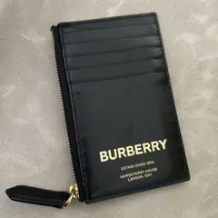 BURBERRY ブラックレザー フラグメントケース