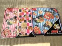 〈リラックマ 〉一番くじ 和モダン柄 ハンドタオル 3枚セット
