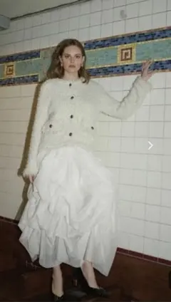 THE toe Iris Tulle Skirt White XS - メルカリ
