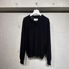 【美品】Maison Margiela エルボーパッチニットM ブラックのサムネイル