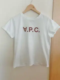 A.P.C. ロゴプリント 半袖Tシャツ ホワイトのサムネイル