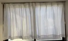 コーナン　ホワイト レースカーテン　100×97 ２枚組