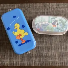 お弁当箱 2点セット セサミストリート、ピングー おまけ袋付きのサムネイル
