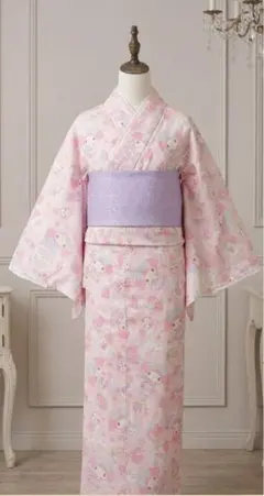チ*ル様 マイメロディ 浴衣 帯セットのサムネイル