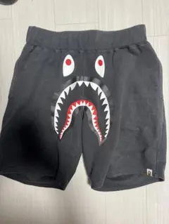 A BATHING APE SHARK ショートパンツ ブラックのサムネイル