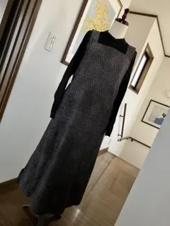 古着物 リメイク ジャンパースカート フリーサイズ