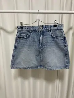 ZARA ライトブルーデニムミニスカート