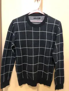 アメリカンラグシー　ウィンドウペンニット　サイズS