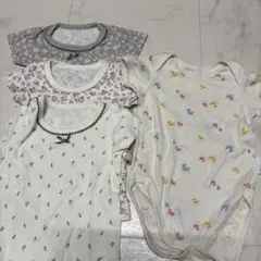 半袖肌着　サイズ80 4点　西松屋　ユニクロ