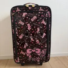 TRALALA キャリーケース くま柄 ブラウンのサムネイル