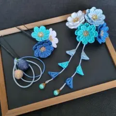 つまみ細工　髪飾り　No.56