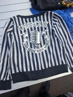 120cmCHUBBY GANG ストライプ カーディガン