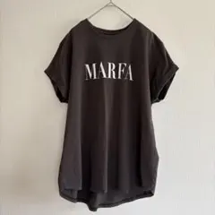 美品 MICA&DEAL MARFA ロゴ Tシャツ スミクロ 半袖 トップスのサムネイル