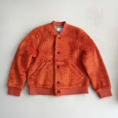 UNIQLO オレンジ ボアジャケット レディースM