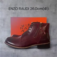 【新品】ENZO RAUDi レザーカジュアルシューズ 26cm(41)相当B 2026年最新】enzo raudiの人気アイテム - メルカリ