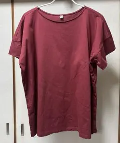UNIQLO ユニクロ 半袖カットソー ボルドー S