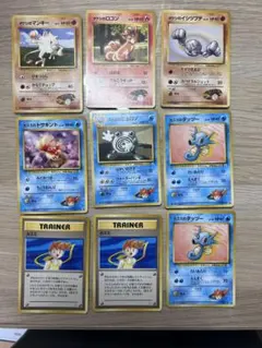 ポケモンカード 旧裏 ジムリーダーまとめ カスミ タケシ セット