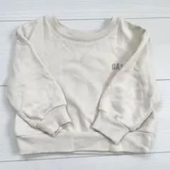 GAP トレーナー　80 キッズ ベビー服　匿名配送　ベージュ　アイボリー