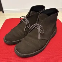 クラークス　デザードブーツ　ブラウン スエード