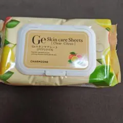 チャームゾーンGeスキンケアシート クリアシトラス 60枚