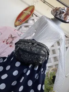 ★　入手難　　わちふぃーるど　ウエストポーチ　黒　レザー混