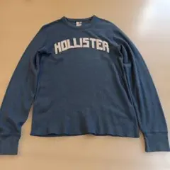 Hollister 長袖カットソー メンズS 青のサムネイル