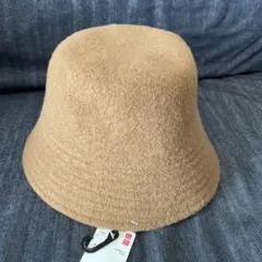 新品　タグ付　ユニクロ　ウール　バケット　ハット　ブラウン