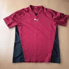 PUMA サッカーウェア フットサル 赤/黒