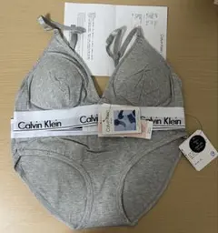 カルバンクラインCalvin Klein 新品 M グレー下着 上下セット
