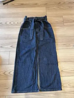GU デニムロングスカート（Mサイズ）