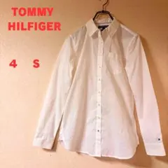 TOMMY HILFIGER 　トミーヒルフィガー　ホワイトドットシャツのサムネイル