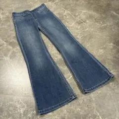 H&M デニム風フレアパンツ　120cm