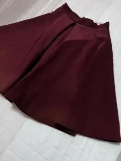 エンフォルド ENFOLD ボンディングスカート フレア 38 ブラウンのサムネイル