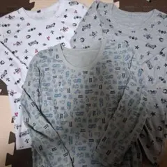 キッズ　肌着　長袖　120　3枚セット