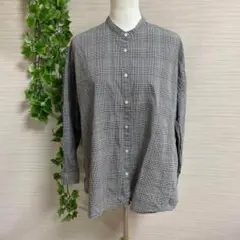 l 3225「美品」 earth カジュアルシャツ　オシャレ　上品　可愛い　綺麗